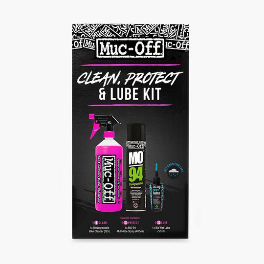 MUC-OFF Wash, Protect and Lube Kit - Wet Weather