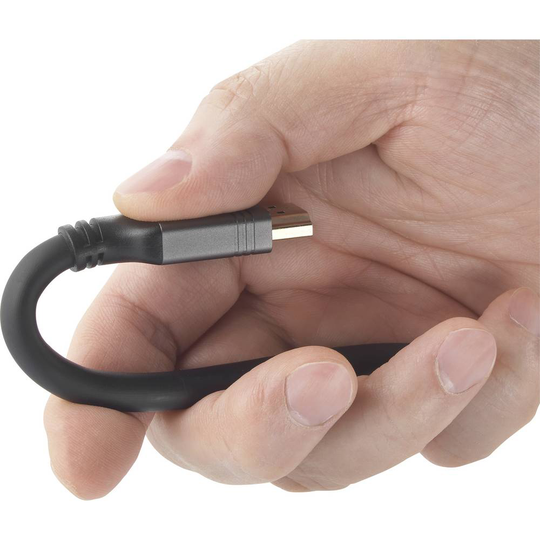 SpeaKa Professional HDMI AV Anslutningskabel [1x HDMI hane - 1x HDMI hane] 1.50 m Svart