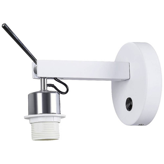 LED-vägglampa E27 40 W SLV FENDA 1003035 Vit