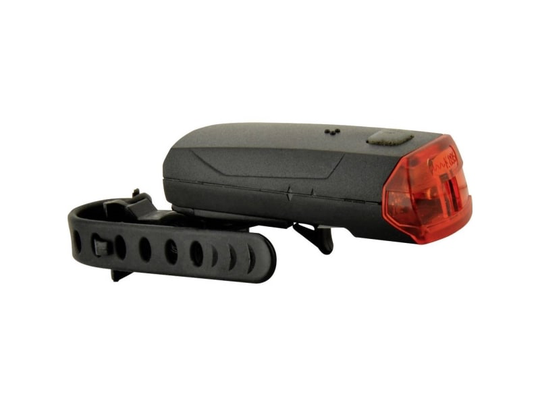 FISCHER FAHRRAD Cykel baglys 85364 LED (RGB) Batteridrevet Sort