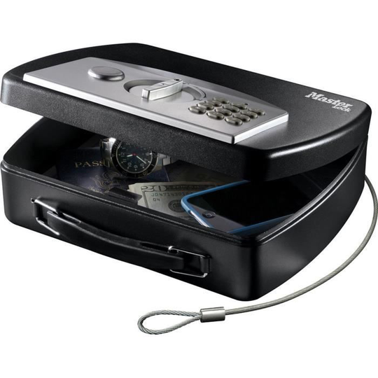 Master Lock Small Portable Electronic Combination Safe P008EML