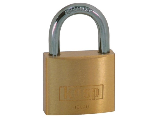 Kasp K12040A1 Hængelås 40 mm Identiske Gyldengul Nøglelås