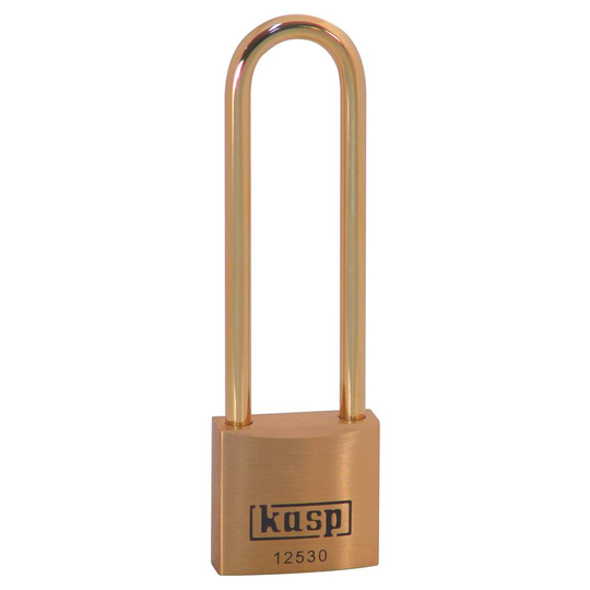Kasp K12530L70BD Hänglås 30 mm Guldgul Nyckel
