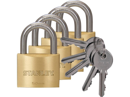 Stanley 81104 371 404 Hængelås 50 mm Identiske Nøglelås