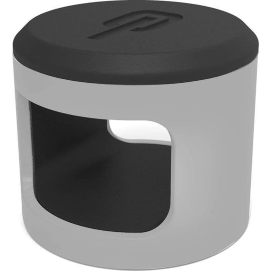 Hiplok väggankare ANKR 10 x 8,5 cm stål/gummi ljusgrå/svart