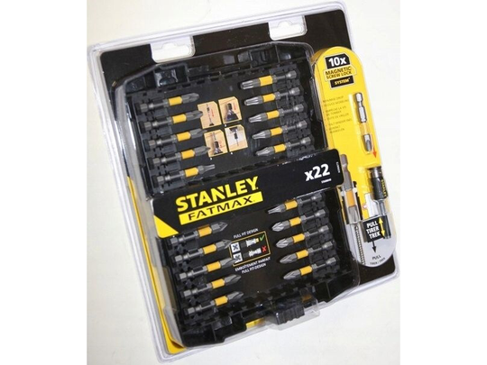 Stanley set of tips 21 elements + magnetic sleeve (STA88040-XJ)