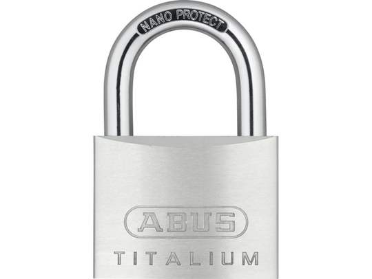 ABUS 64TI/60 KD, Konventionellt hänglås, Tangentlås, Olika låsning, Gjuten aluminium, Gjuten aluminium, Härdat stål