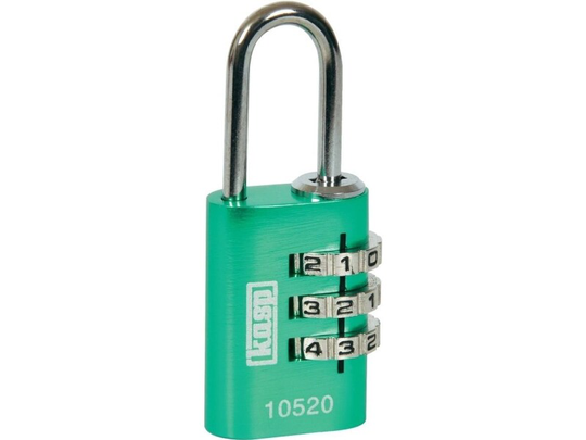 Kasp K10520GRED Hængelås 20 mm Grøn Kombinationslås