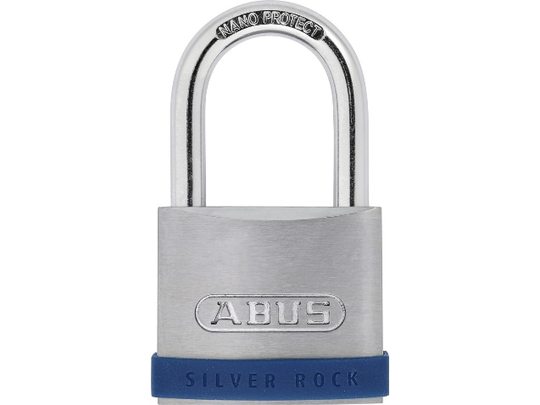ABUS 5/50, Konventionellt hänglås, Tangentlås, Olika låsning, Gate, Förvaringsskåp, Verktygslåda, Silver, Zink