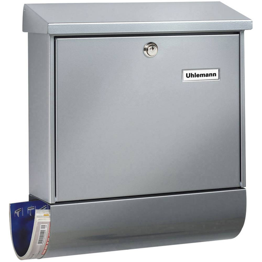 Burg Wächter 31440 VARIO 8672 Si Brevlåda Stålbleck Silver Nyckel
