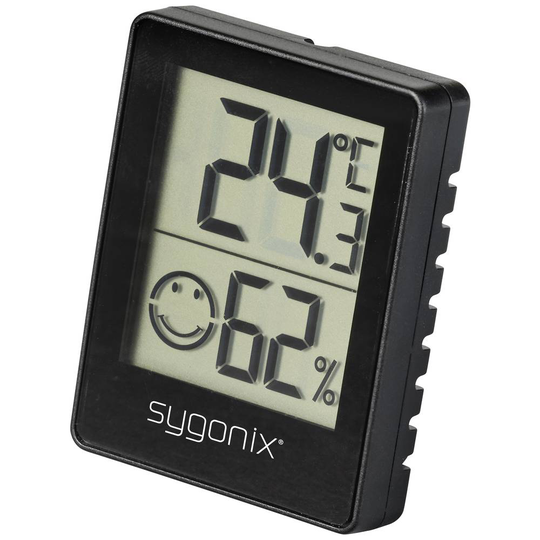Sygonix Termo-/Hygrometer Svart
