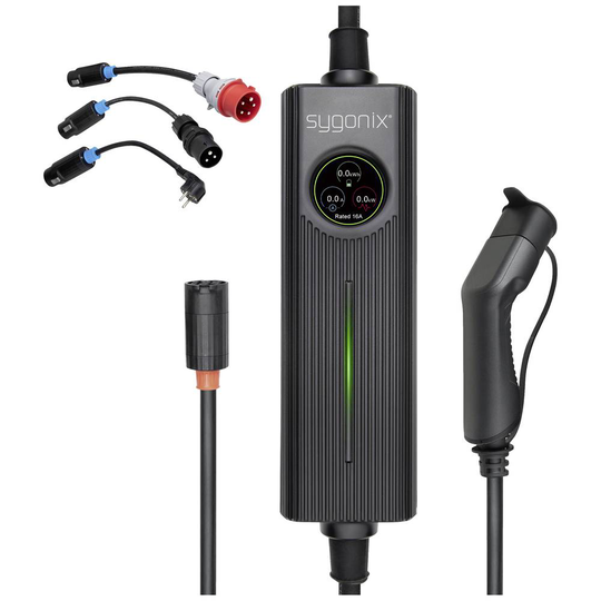 Sygonix Mobil laddningsstation Typ 2 Mode 2 16 A 11 kW