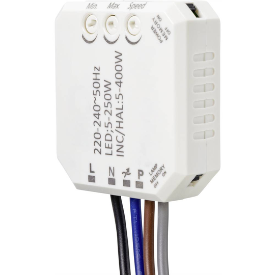 Sygonix SY-4697884 Dimmer infälld Passar: Halogenlampa, LED-lampa, Glödlampa