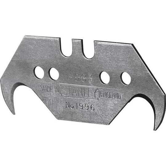 STANLEY 6-11-802 Knivblad hakformat skär, 100-pack