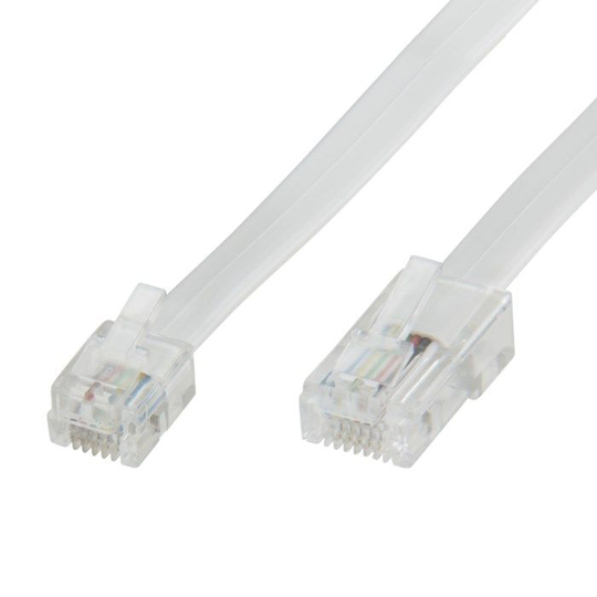 Luxorparts Telefonkabel RJ45 till RJ11 3,0 m