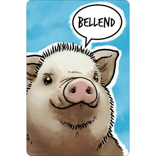 Cute But Abusive Bellend-plakett