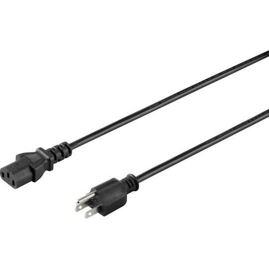 Sygonix SY-5042736 IEC Anslutningskabel Svart 2.00 m