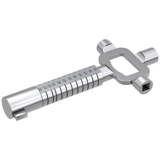 Basi 668NK Universal-hylsnyckel Silver
