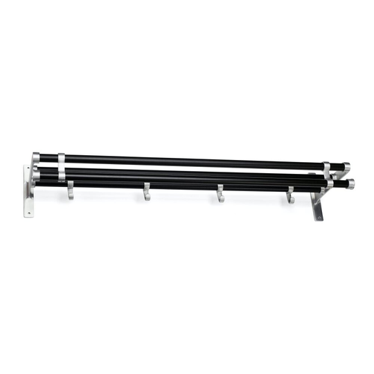 Hatthylla Elegant Plus Alu/Svart 1M Habo