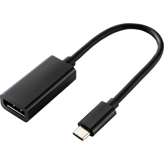 Renkforce RF-4613070 USB-C® / DisplayPort Adapterkabel 0.14 m Svart