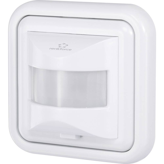 Renkforce 4016139070186 Infälld PIR-rörelsedetektor 160 ° Relä Vit IP20