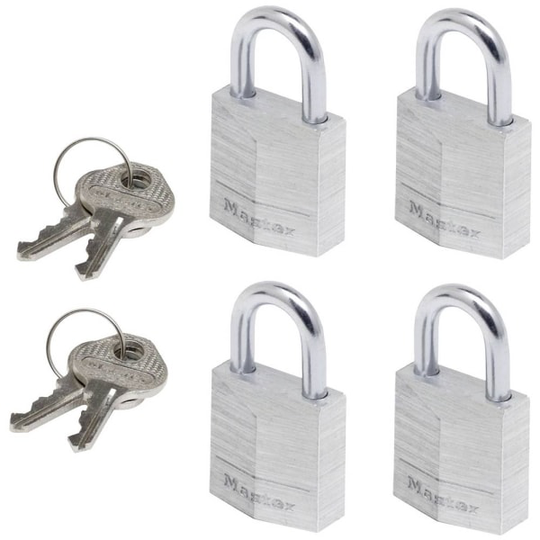 Master Lock P55992 Hængelås Identiske Sølv Nøglelås