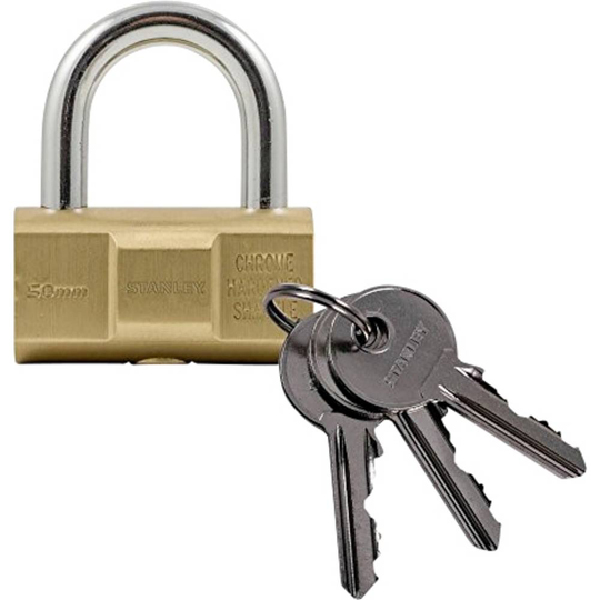 Stanley 81122 371 401 Hänglås 50 mm Nyckel