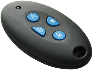 ABUS FU8150, Säkerhetssystem, IR trådlös, Tryckknappar, Svart, Blå