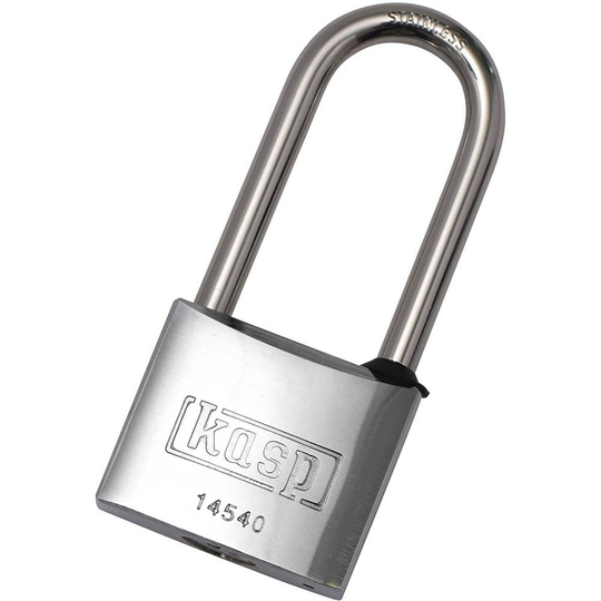 Kasp K14540L50D Hänglås 40 mm Rostfritt stål Nyckel