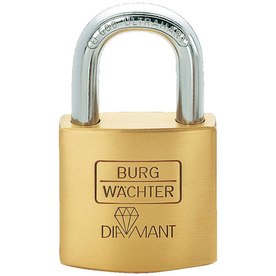 Burg Wächter 17601 Hänglås 40.00 mm Mässing Nyckel
