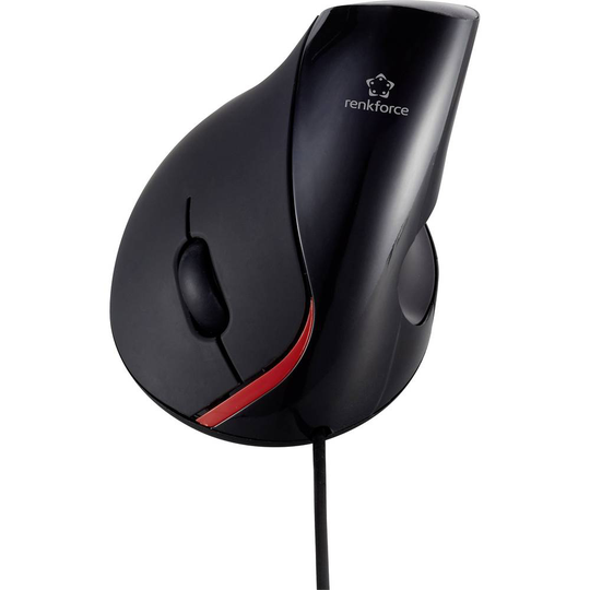 Renkforce ST-OPM890 Ergonomisk mus Optisk Svart
