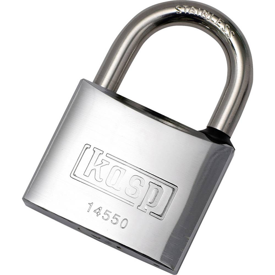 Kasp K14550A1 Hänglås 50 mm Rostfritt stål Nyckel