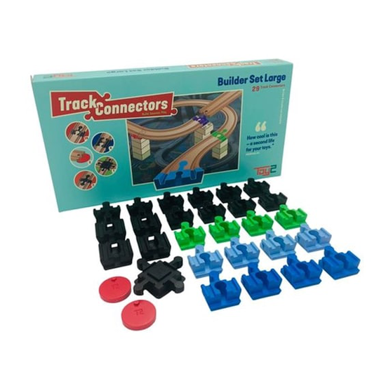 Toy2 - Track Connector - Tågebanedelar - Builder Set Large