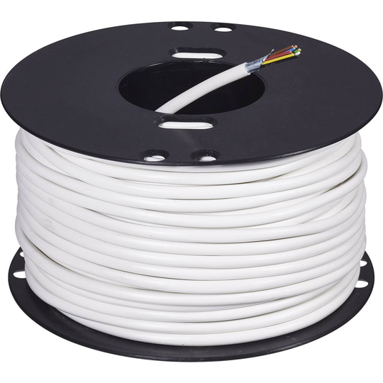 Alarmkabel LiFY 8 x 0.22 mm² Vit ABUS AZ6360 50 m