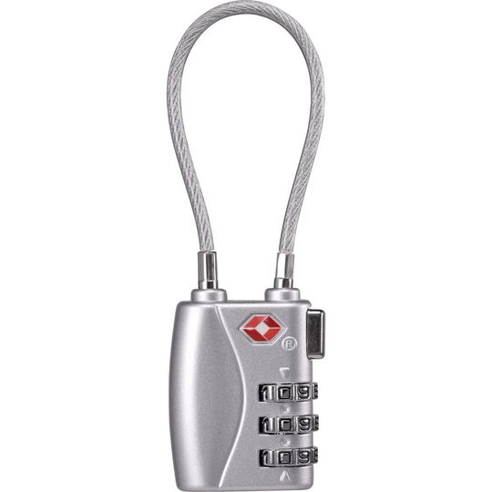 Sygonix SY-5044450 Kabellås 33 mm TSA Silver Kombination
