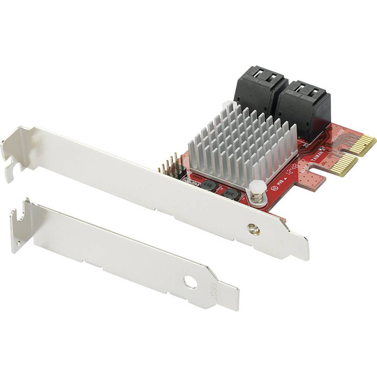 0+4 Port SATA III-kontrollerkort PCIe Renkforce Renkforce