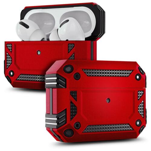 AirPod Pro GeCase Heavy Duty Shockproof Armor tective Cover(Red)