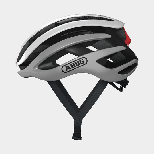 Abus AirBreaker Silver White, Cykelhjälm