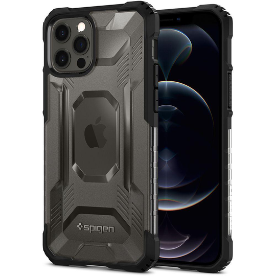SPIGEN Nitro Force iPhone 12 & 12 Pro Matte Svart