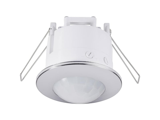 Renkforce 1289331 Vægbevægelsessensor Loft, Indbygning 360 ° Relæ Krom IP20
