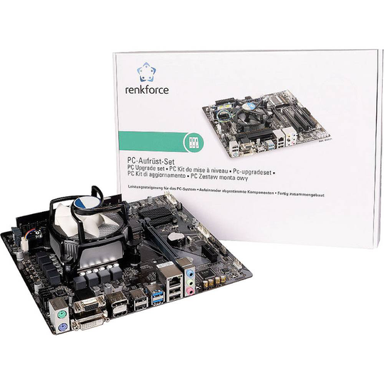Renkforce PC tuning-kit (Office + Media) Intel® Core™ i3 N/A (4 x 3.5 GHz) 8 GB Intel UHD Graphics 730 Micro-ATX