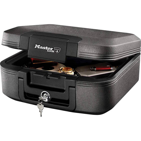 Master Lock LCHW20101 - Feuerbeständig und Wasserdicht Dokumentkassett (B x H x D) 363 x 168 x 391 mm Svart