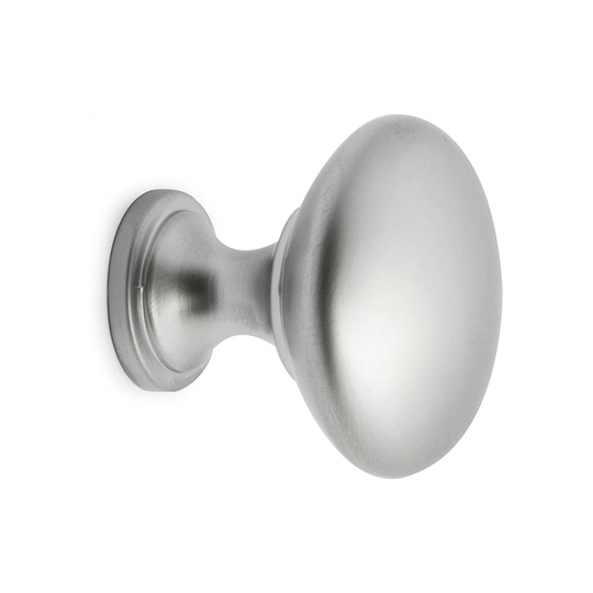 Knopp Amadeus 32mm Borstad Krom SB Habo