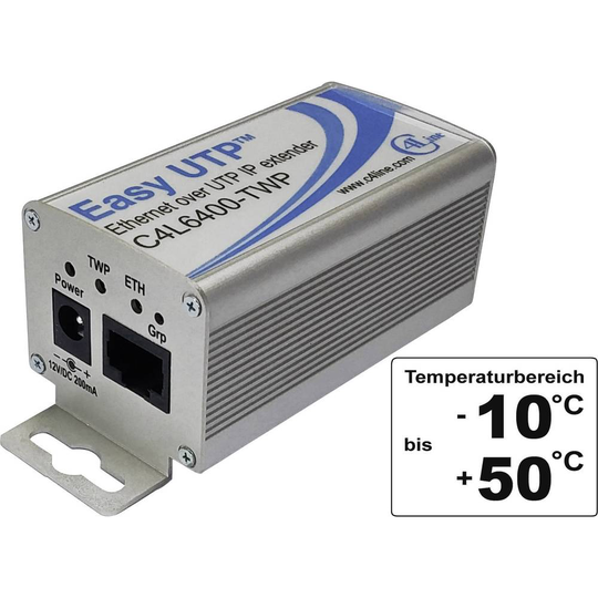 Nätverksförlängning Renkforce 2-tråds Räckvidd (max.): 500 m 100 MBit/s RF-2555340