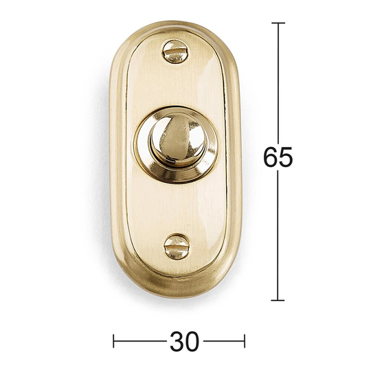Ringledningsbeslag 541 Mässing Matt SB Habo