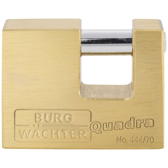 Burg Wächter 28681 Hänglås 70.00 mm Mässing Nyckel