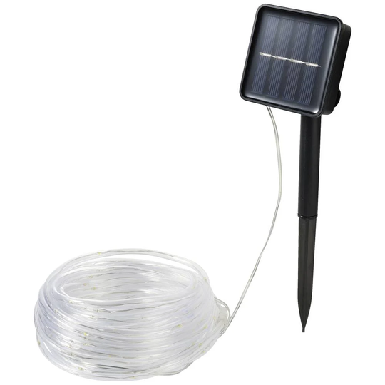 Sygonix Solcellsdriven ljusslinga SY-5731698 LED 6 W N/A Transparent