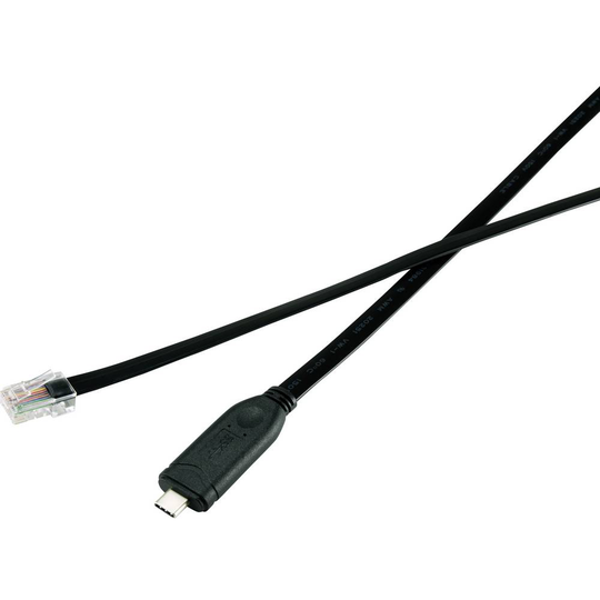 Renkforce USB-C™, RJ45 Adapterkabel [1x USB-C® hane - 1x RJ45 hane 8p8c] 3.00 m Svart