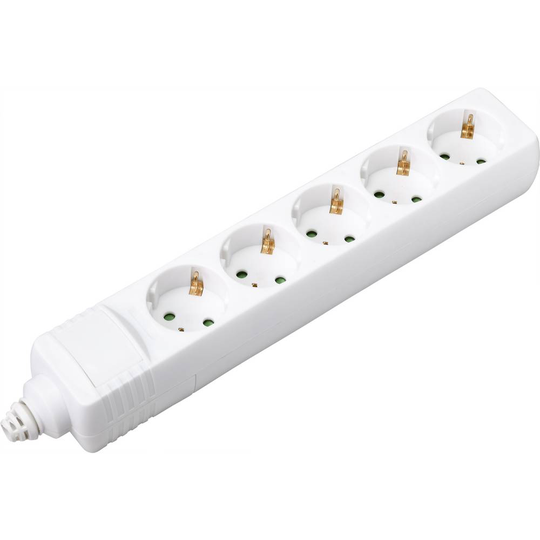 Sygonix SY-4744418 Förgreningsdosa utan brytare 5x Vit