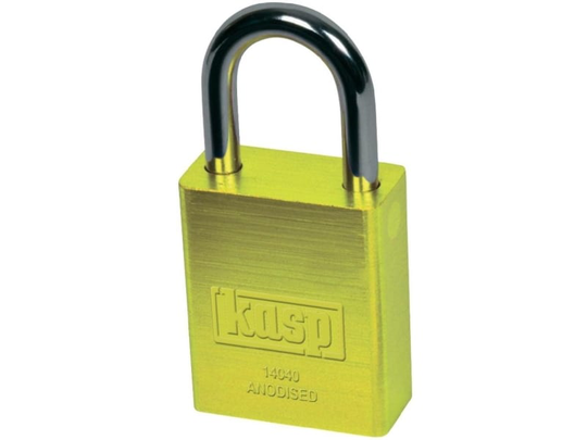 Kasp K14040GOLD Hængelås 38 mm Forskellige Gyldengul